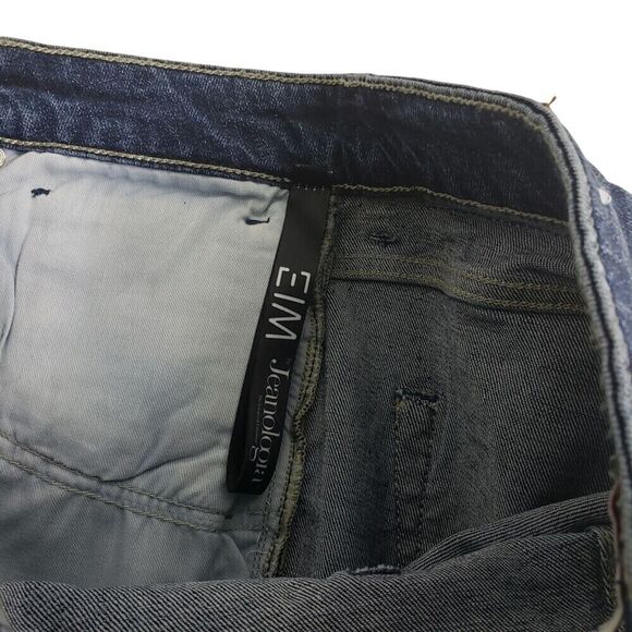 GUESS Men's Jeans Size 36 Eco Angeles Skinny Slim Fit Patch Paint Splatter - Picture 13 of 13